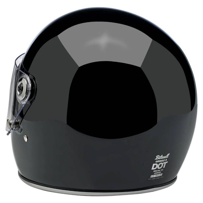 Casque Int Gral Gringo S Gloss Black Biltwell Modif Moto