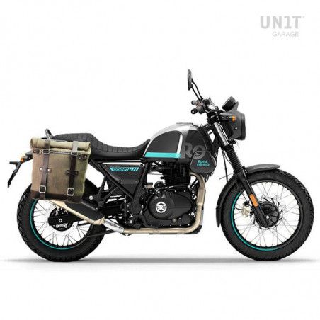 Sacoche Cuir SCRAM Cadre UNIT GARAGE Royal Enfield Himalayan