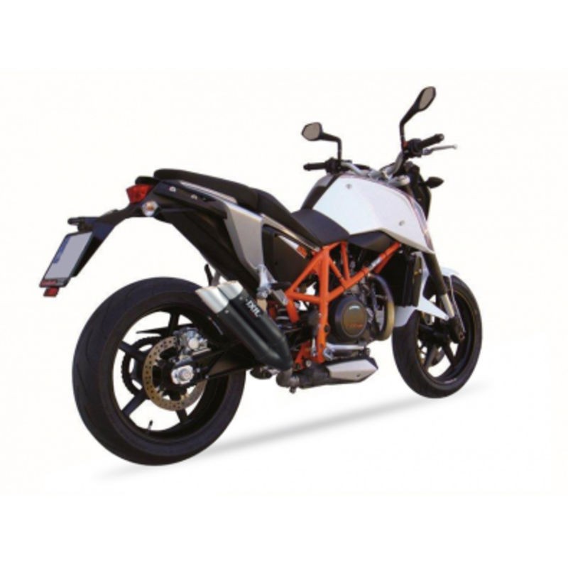 Silencieux Inox IXIL Dual Hyperlow Black XL KTM 690 Duke 1