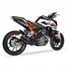 Silencieux Inox IXIL Dual Hyperlow Black KTM 390 Duke 1