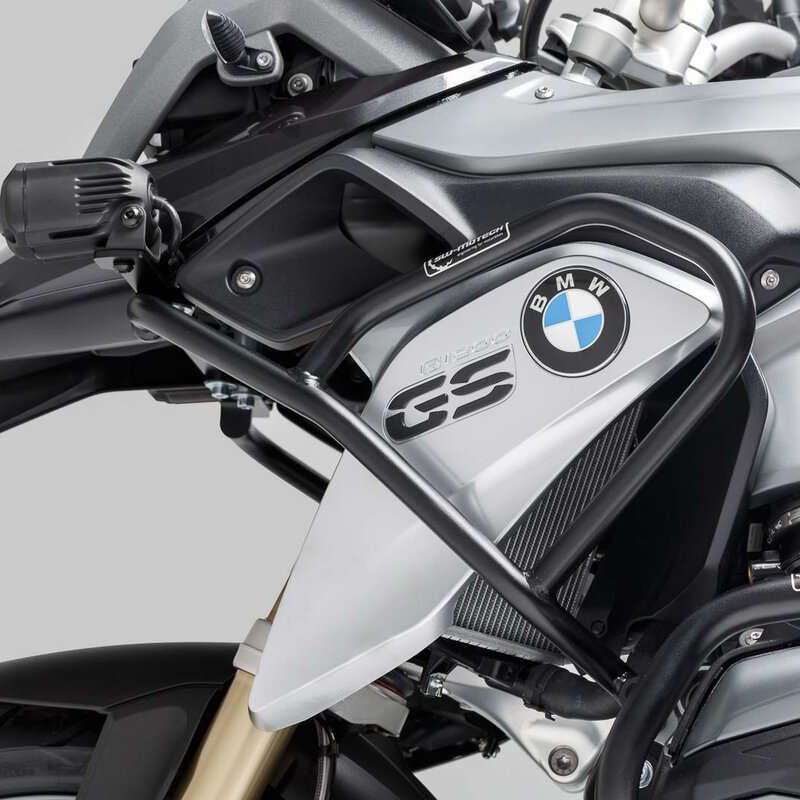 Crash Bars Hauts En Acier Noir Sw Motech Pour Trail Bmw R Gs Lc