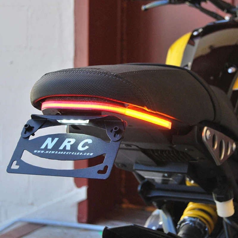 Support de plaque NRC Bandeau LED 3 en 1 Yamaha XSR900 2016-2021 image 1
