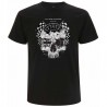 T-shirt noir Skull et compteur Smith Oily Rag image 1
