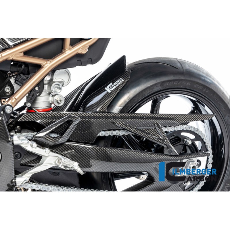 Garde-boue AR avec protection chaîne Ilmberger Carbon BMW S 1000 R / RR 2019+ 1