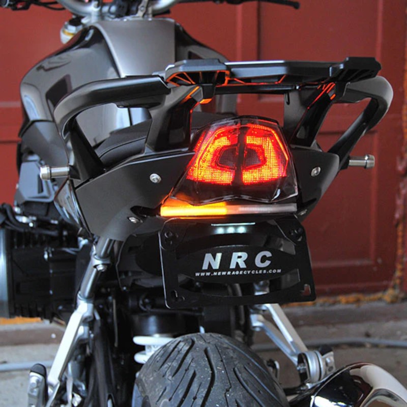 Bandeau LED 3en1 support de plaque NRC BMW R 1200 R / RS (2015-2018) 1