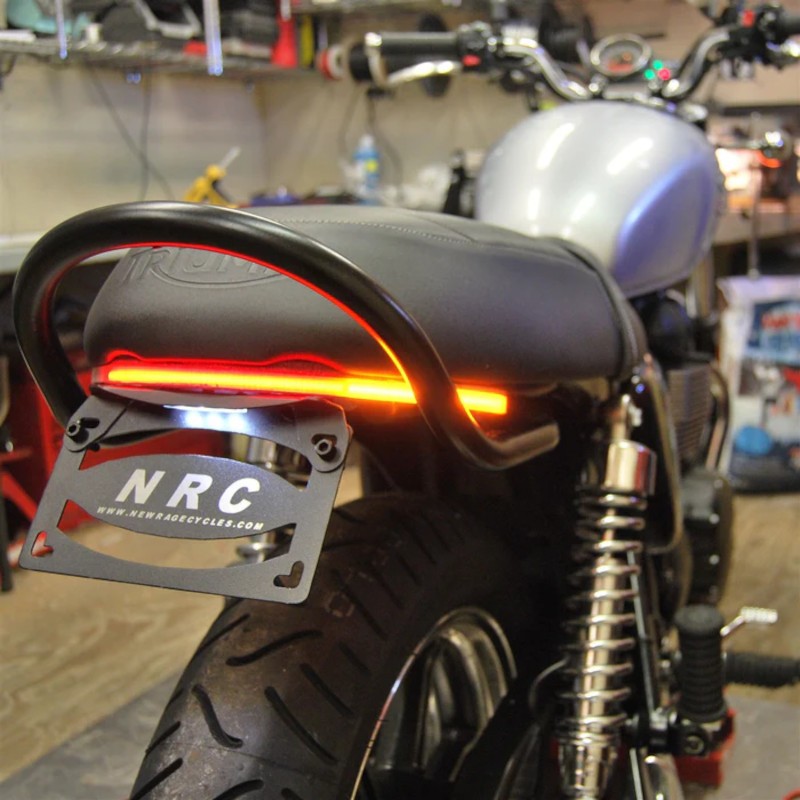 Bandeau LED 3en1 support de plaque NRC Triumph 900 Scrambler (2006-2016) 2