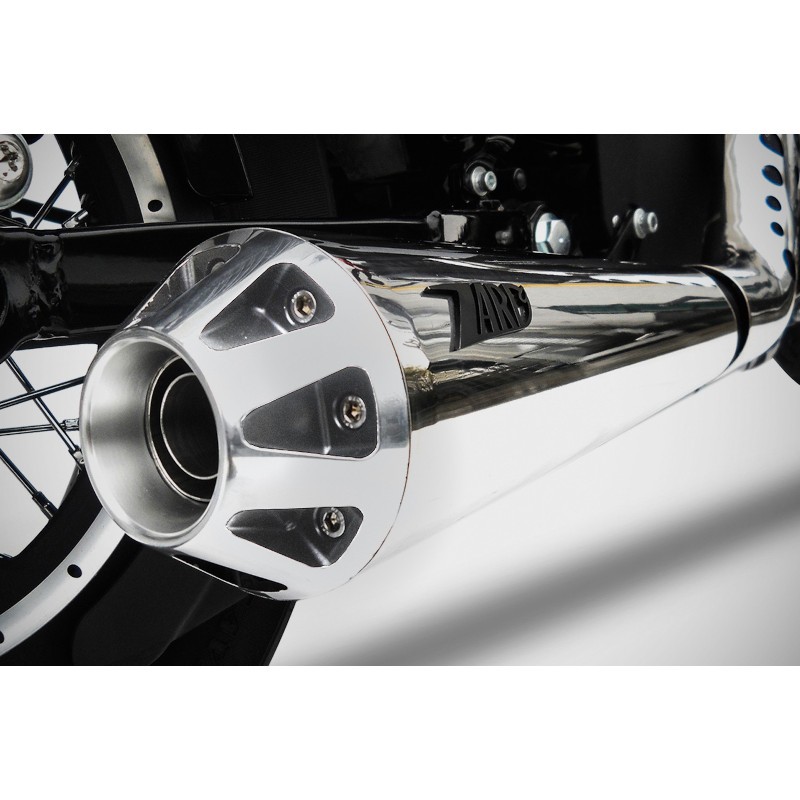 Ligne d'échappement racing inox ZARD CONICAL Harley-Davidson 883 / 1200 Sportster (2003-2013) 1