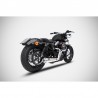 Ligne d'échappement racing inox ZARD CONICAL Harley-Davidson 883 / 1200 Sportster (2014-2016) 2