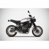 Ligne d'échappement inox ZARD Yamaha XSR 700 / MT-07 (2017-2023) 6