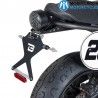 Support de plaque Yamaha XSR700 pour préparation et customisation moto Vintage