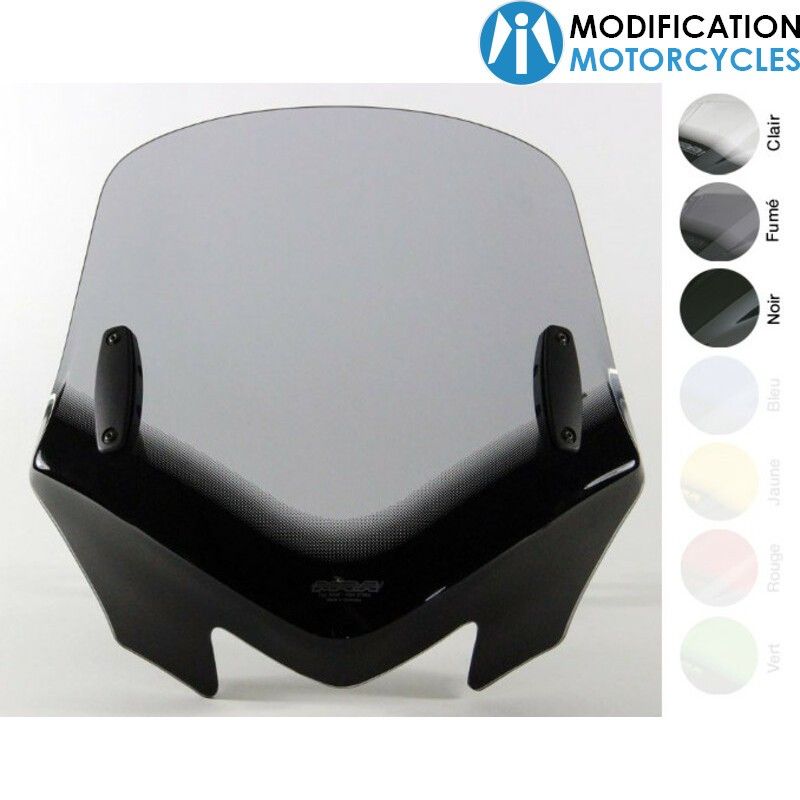 Pare-brise V-Flow Z MRA Windshields pour Café Racer et Scrambler Pare-brise V-Flow Z MRA Windshields pour Café Racer et Scrambler