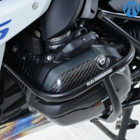 Protège-mains Moto Protection de Frein Embrayage Protection Pare-vent avec  Lumière LED Pièce de Reparation de Moto Noir