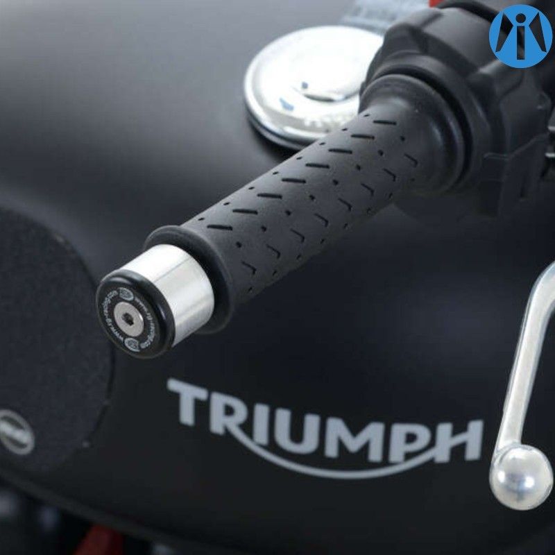 Embouts guidon Triumph Street Twin R&G pour Café Racer et Scrambler