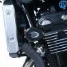 Tampons de protection Aero noir pour Kawasaki Z900RS pour moto Vintage