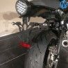 Support de plaque Yamaha XSR900 pour préparation et customisation moto Vintage