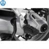 Abaisseur de repose-pied passager argent Wunderlich pour BMW R1200GS LC et R1250GS