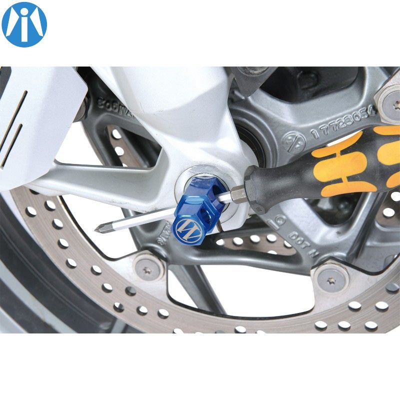 Clé hexagonale 6 pans 19 / 24 mm pour Axe de roue avant arrière moto  universel