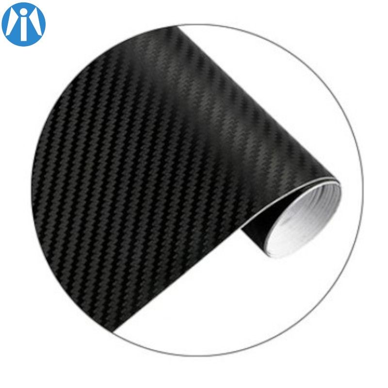 Rouleau sticker de covering carbone noir mat