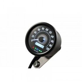 Compteur Moto Digital Complet à câble avec support - REMMOTORCYCLE