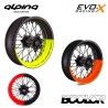 Jante arriere Flat Track tubeless 3 x 19 Alpina Yamaha pack Bicolor