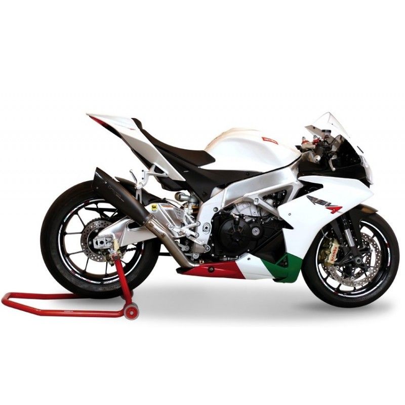 Echappement HP Corse evoxtrem inox noir homologué aprilia RSV4