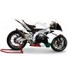 Echappement HP Corse evoxtrem inox noir homologué aprilia RSV4