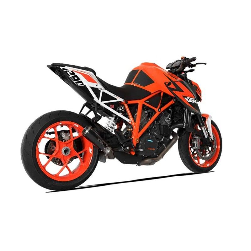 Echappement ktm superduke 1290 r hpcorse gp07 homologué noir Embout alu