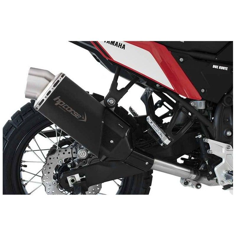 Echappement HP Corse 4-track inox noir homologué yamaha tenere 700