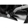 Extension de sélecteur noir et argent pour BMW R1200GS LC et R1250GS 2