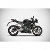 Echappement triumph street triple 765 homologué embout carbone