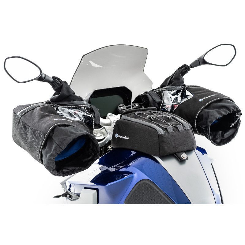 Manchons de Guidon Wunderlich noirs pour moto BMW 1