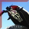 Support de plaque premium Triumph Speed Triple RS réglable Evotech