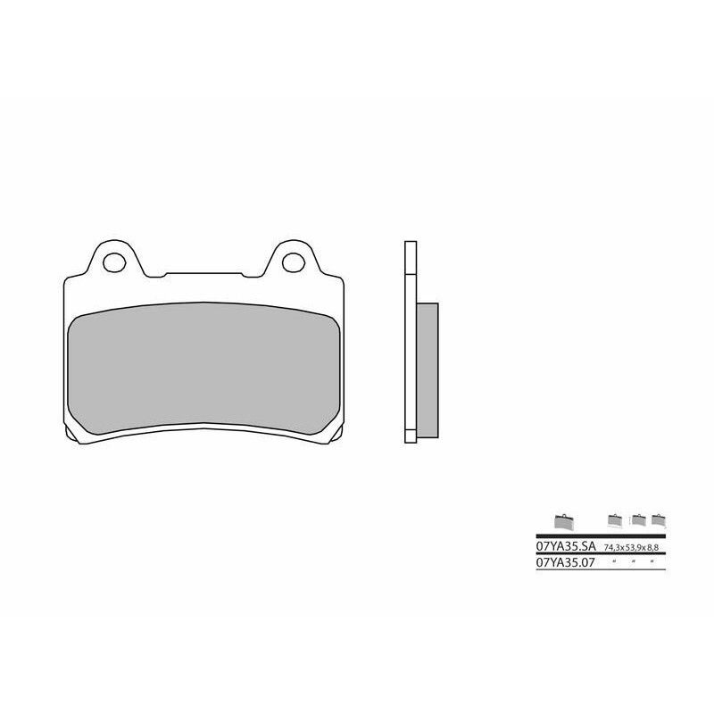 Plaquettes de freins AV origine pour XJR1200