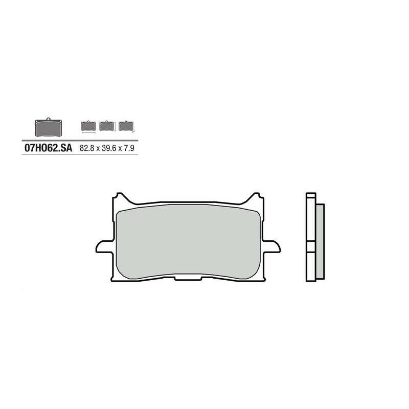 Plaquettes de frein AV 07HO62SA pour Honda CRF1000L Africa Twin Plaquettes de frein AV 07HO62SA pour Honda CRF1000L Africa Twin