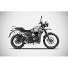 Echappement Slip On bas inox noir homologué embout carbone Royal Enfield Himalayan Zard 2021+ image 1