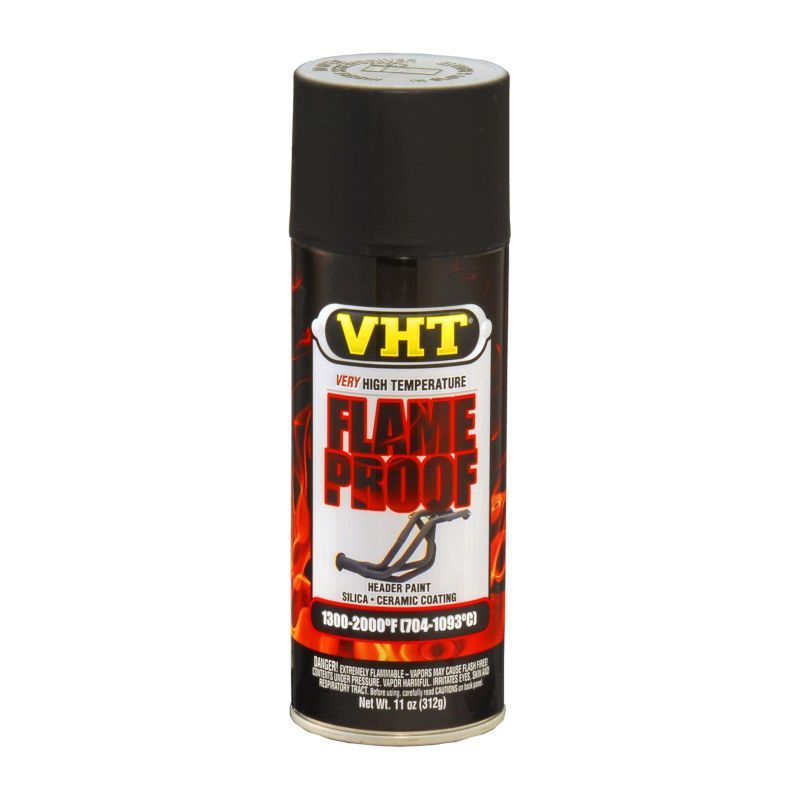 Revetement en spray inflammable noir mat VHT