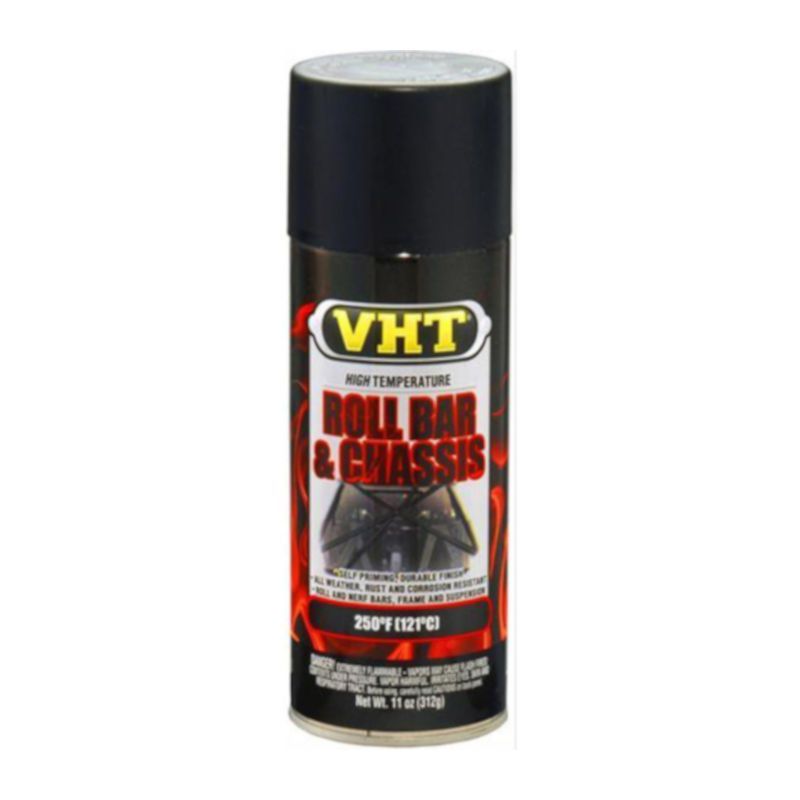 Peinture en spray noir satine pour cadre VHT