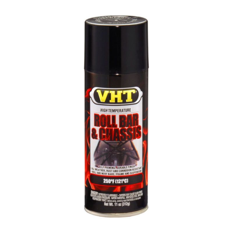 Peinture en spray noir brillant pour cadre VHT