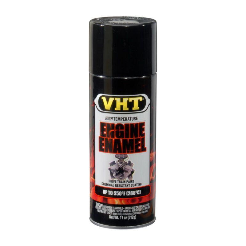 Peinture en spray moteur noir brillant VHT