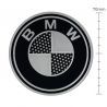 Badge de réservoir emblème BMW en aluminium noir image 5