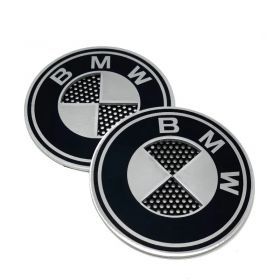 Stickers noir brillant pour badges de réservoir BMW 70mm - Creativ