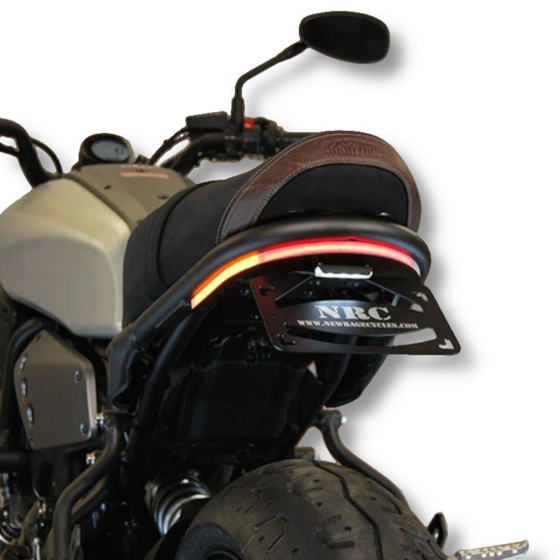 Support de plaque d'immatriculation feu arrière Led blanche moto enduro  cross motard