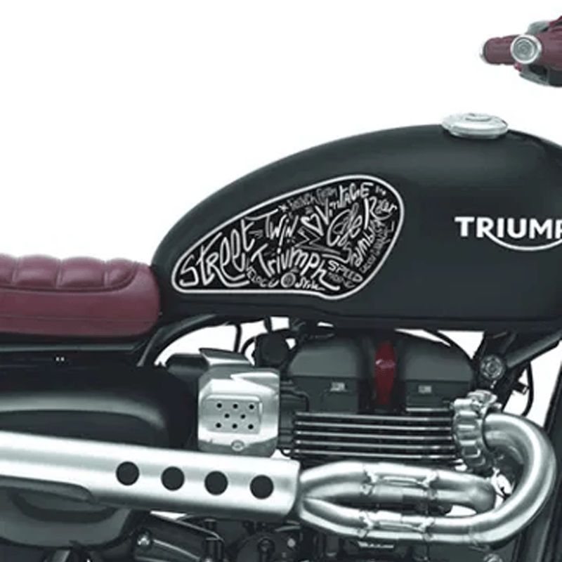 Stickers réservoir graphique Triumph Street Twin Modif Moto