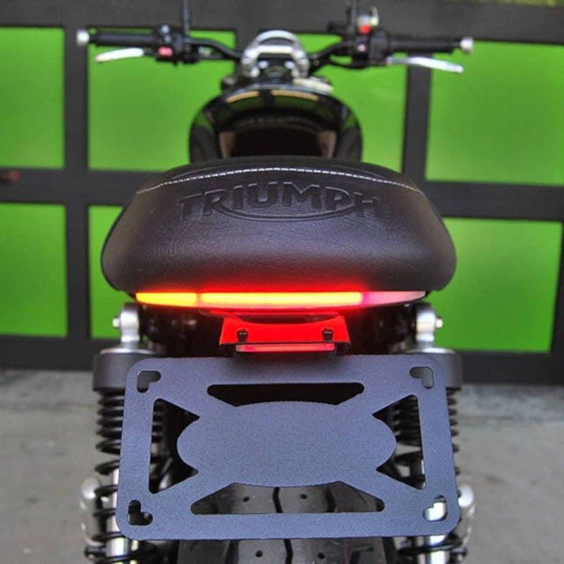 Kit d'éliminateur de garde-boue arrière de moto avec lumière LED