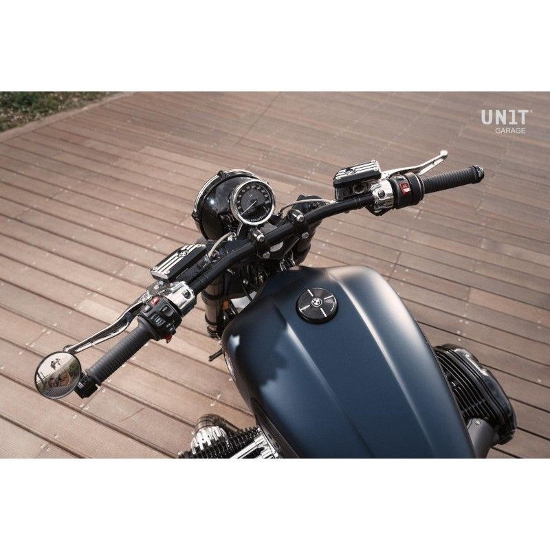 Guidon drag bar Old School Unit Garage pour BMW R18 | Modif Moto