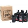 High Performance 4 Qt SAE20W50 Oil Change Kit Extra Long Black Oil Filter