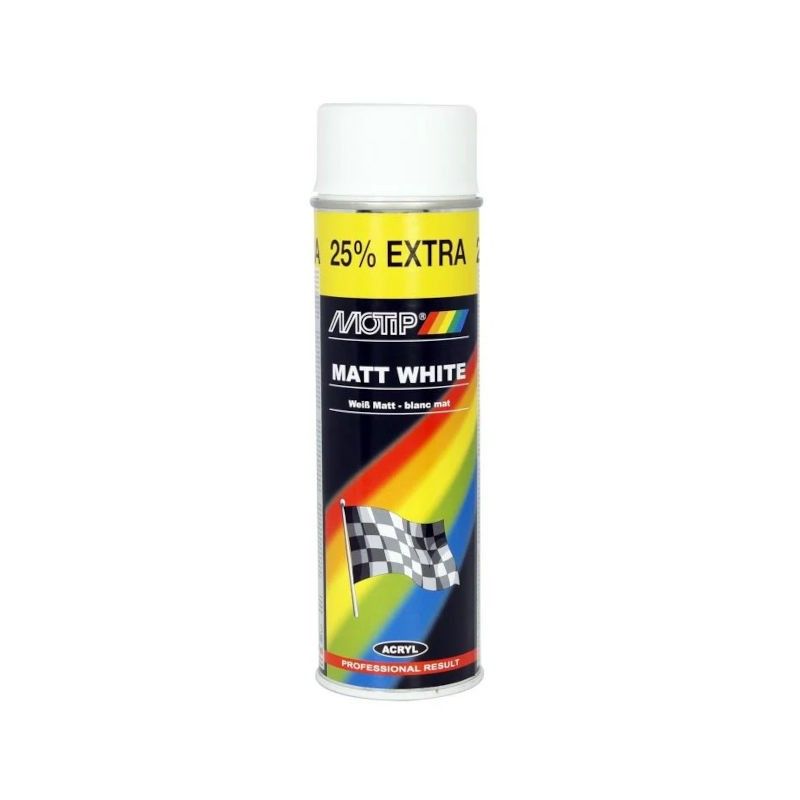 Bombe peinture 500ml blanc mat image 1