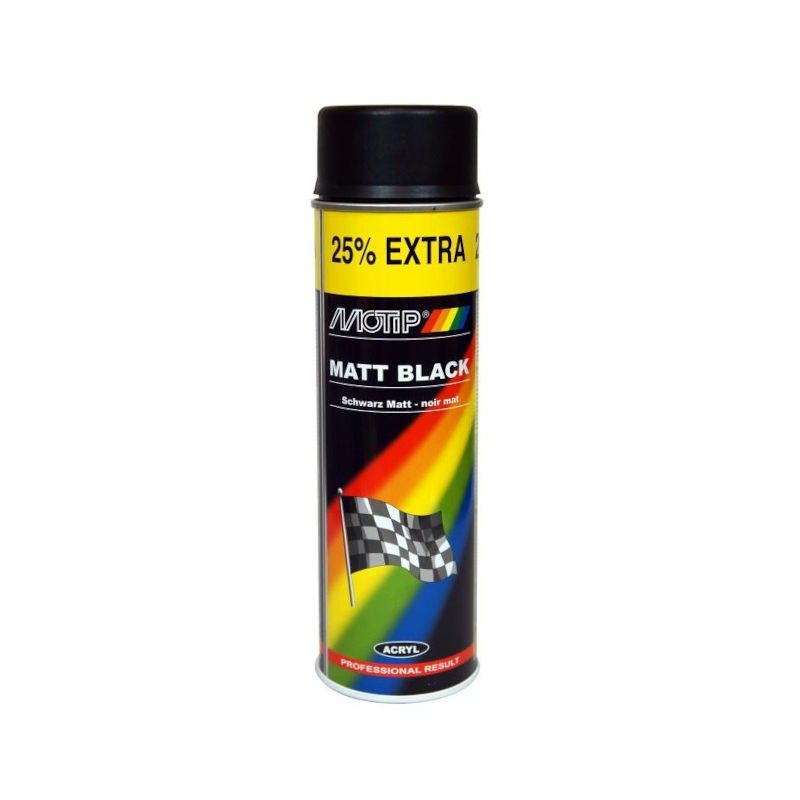 Bombe peinture haute température noir mat