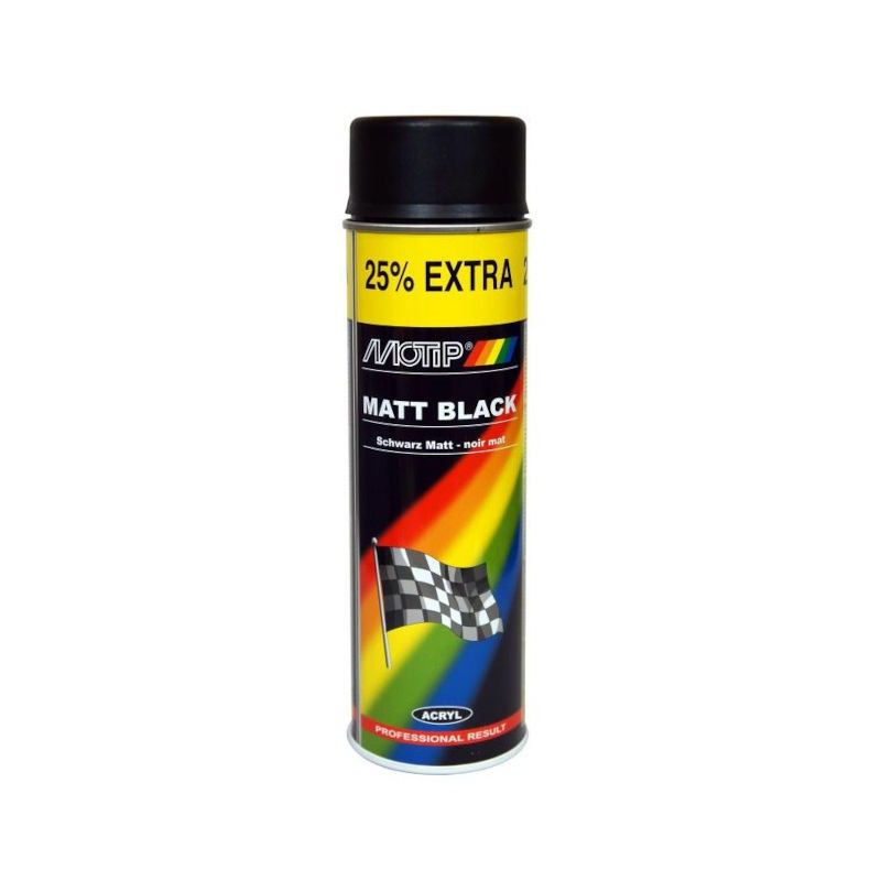 Bombe peinture 500ml noir mat image 1