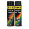 Bombe peinture 500ml noir satiné